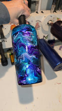 Load image into Gallery viewer, 20oz Tumbler - Purple &amp; Teal ink
