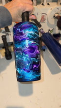 Load image into Gallery viewer, 20oz Tumbler - Purple &amp; Teal ink
