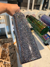 Load image into Gallery viewer, 30oz duo - Silver Holographic Glitter Base
